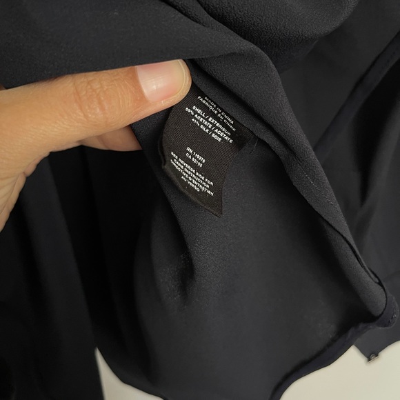 Helmut Lang split back silk blend blouse - Picture 8 of 8